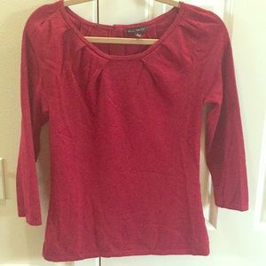 Used Willi Smith three-quarter sleeved red sweater